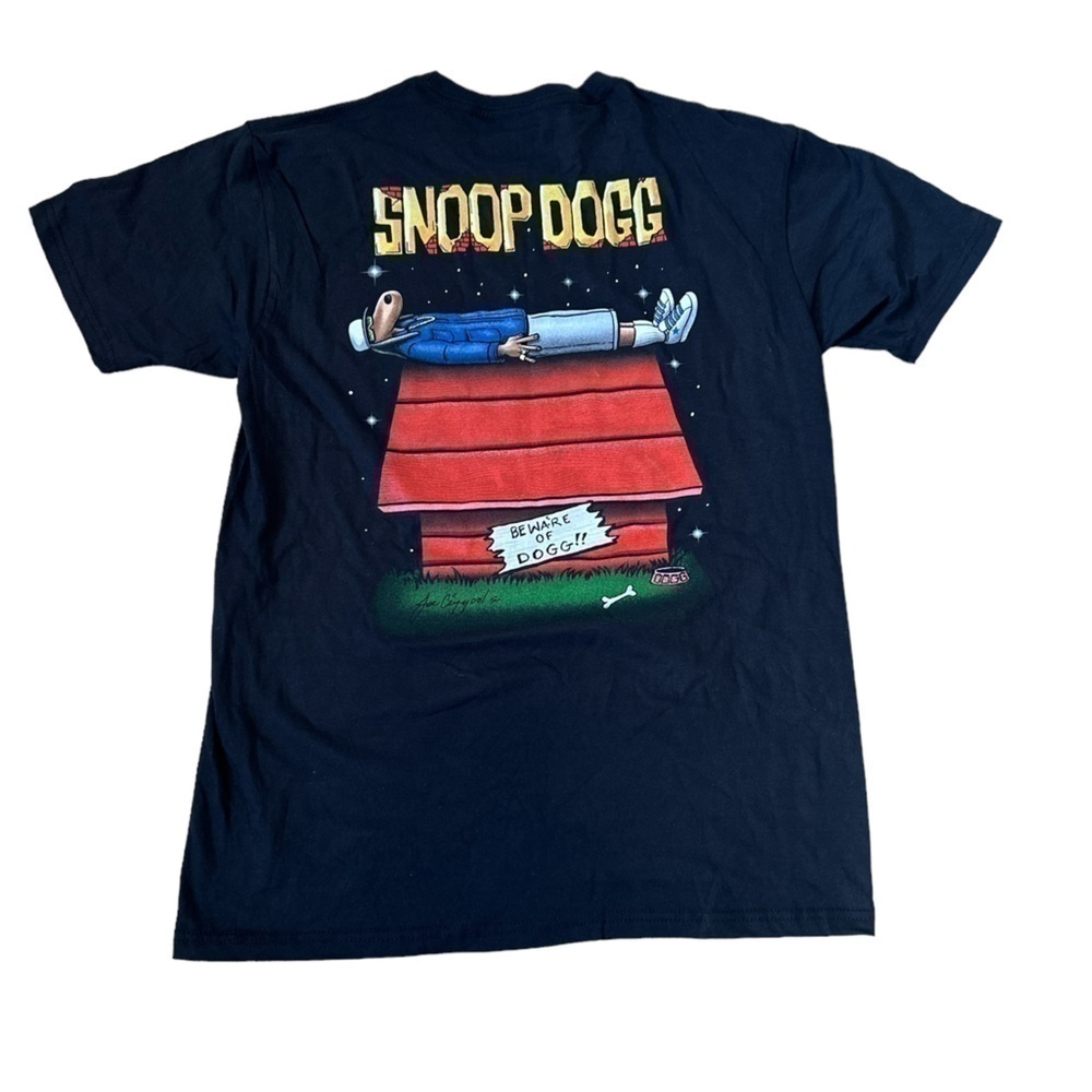 NWOT Joe Cool Snoop Dogg Beware of Dogg Tee in Black